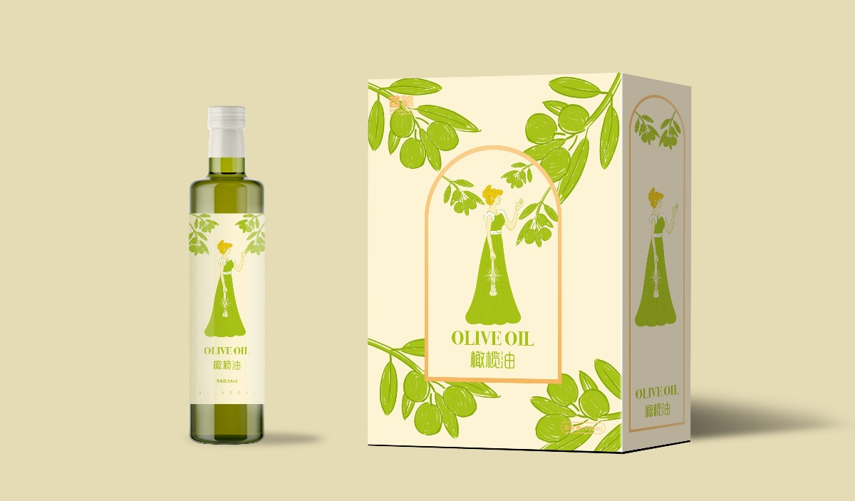 橄榄油包装盒定制-粮油包装制作