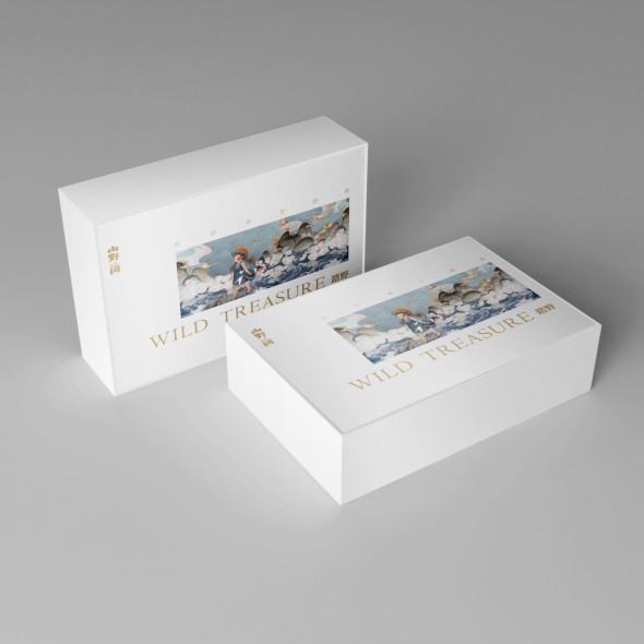 贵州特产羊肚菌包装盒-山珍礼盒套装定制